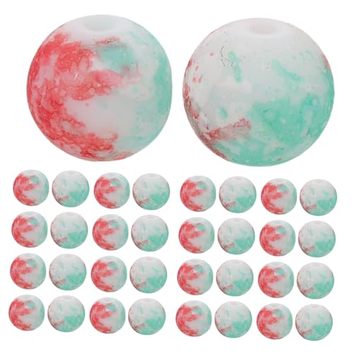 Holibanna 250 Stück Halsketten Bastelarbeiten Glasprojekte Feder Abstandshalter Mit Armband Sommerketten Runde Ohrringe Dekoratives Material Charms Lochherstellungsmaterialien von Holibanna