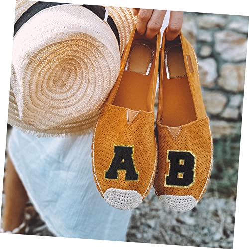 Holibanna 26 Stück Teiliges Bestickte Buchstaben Patches mit Goldfarbener Umrandung Hautfreundlich und Langlebig zum Aufbügeln oder Aufnähen für Jacken Rucksäcke Shirts Taschen und DIY Holibanna 26 Stück Teiliges Bestickte Buchstaben Patches mit Goldfarbener Umrandung Hautfreundlich und Langlebig zum Aufbügeln oder Aufnähen für Jacken Rucksäcke Shirts Taschen und DIY von Holibanna