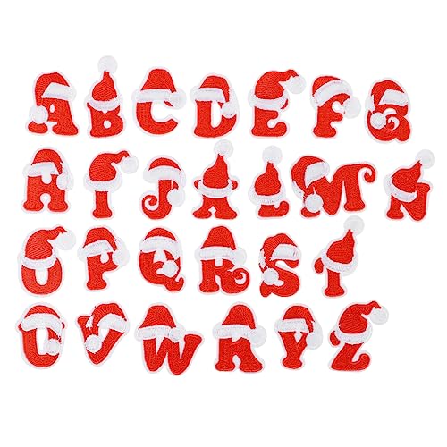 Holibanna 26 Stück Teiliges Buchstaben Stoffaufnäher Rot Langlebige Textil Patches zum Aufbügeln und Annähen Kreative DIY Kleidung Reparatur Zubehör für Frauen für Jacken Taschen Hüte Holibanna 26 Stück Teiliges Buchstaben Stoffaufnäher Rot Langlebige Textil Patches zum Aufbügeln und Annähen Kreative DIY Kleidung Reparatur Zubehör für Frauen für Jacken Taschen Hüte von Holibanna