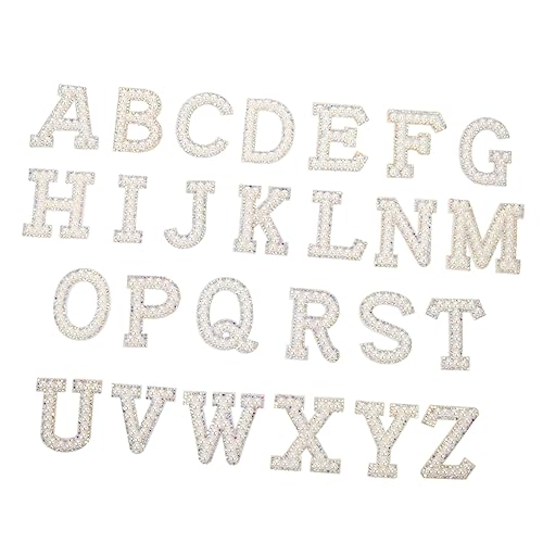 Holibanna 26 Stück Teiliges Strass Buchstaben Bügel Aufnäher Selbstklebende Rhinestone Patches zum Aufbügeln Kleidung Jeans Taschen Hüte Schuhe DIY Dekoration und Reparatur Holibanna 26 Stück Teiliges Strass Buchstaben Bügel Aufnäher Selbstklebende Rhinestone Patches zum Aufbügeln Kleidung Jeans Taschen Hüte Schuhe DIY Dekoration und Reparatur von Holibanna