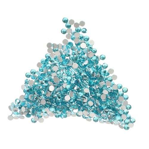 Holibanna 2880Stücke Nagelkunst Strasssteine Flache Rückseite Nagel DIY Zubehör Für Maniküre Glänzende Glassteine Für Einzigartige Nailart Designs Und Bastelprojekte von Holibanna