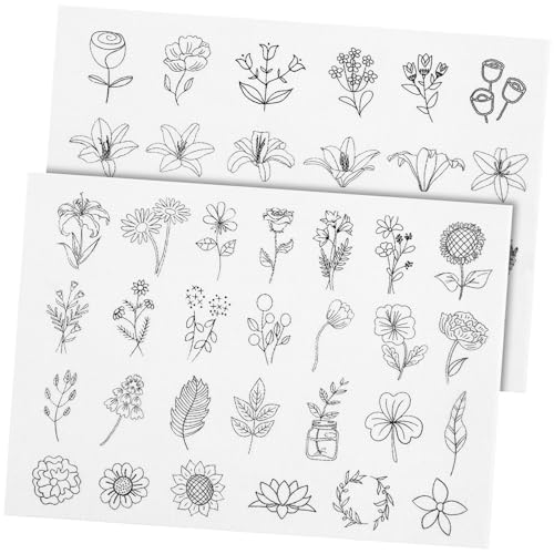 Holibanna 2Blätter Wasserlösliche Stickvorlagen Selbstklebendes Stickpapier Für Nähzubehör Und DIY Projekte Stickstabilisator Für Präzise Ergebnisse Holibanna 2Blätter Wasserlösliche Stickvorlagen Selbstklebendes Stickpapier Für Nähzubehör Und DIY Projekte Stickstabilisator Für Präzise Ergebnisse von Holibanna