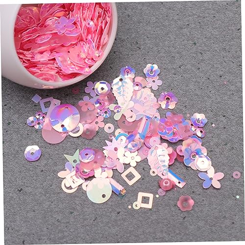 Holibanna 2Er-Pack Buntes Set Diy Pailletten Zubehör Pack Handgemachte Dekoration Glasperlen für Schmuck und Kostüme für Kreative Bastelprojekte Prinzessinnen von Holibanna