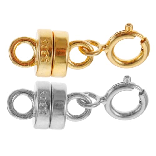Holibanna 2Paare Kettenverschluss Magnetverschluss für DIY Schmuckherstellung Reusable Magnetische Schließungen für Armbänder und Fußkettchen Holibanna 2Paare Kettenverschluss Magnetverschluss für DIY Schmuckherstellung Reusable Magnetische Schließungen für Armbänder und Fußkettchen von Holibanna