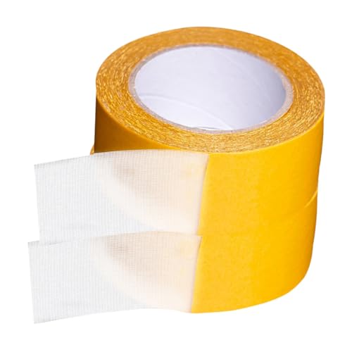 Holibanna 2Rollen Doppelseitiges Teppichklebeband Starkes Klebeband für Teppichreparatur Vielseitig Einsetzbar für Wanddekoration und Rückstandsfrei Abziehbar von Holibanna