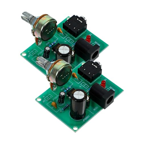 Holibanna 2Sätze Verstärkerplatine DIY Lötkit Audio Verstärkung Kompakt Energiesparend Für Lötübungen Projekte von Holibanna