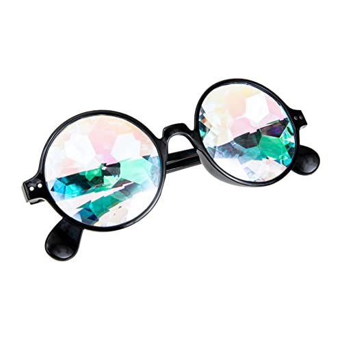 Holibanna 2St Feiertagsdekorationen Gläser im Mosaik-Design Kinderbrille Kaleidoskope für Kinder Kinderkleidung Partybrille langlebige Brille Abschlussball Sonnenbrille Erodieren von Holibanna