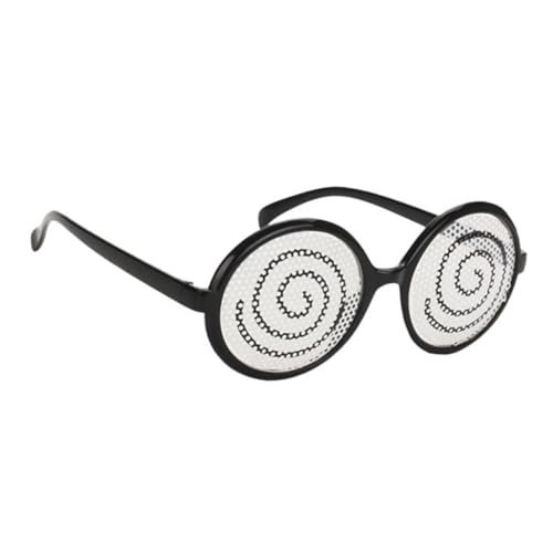 Holibanna 2st Lustige Brille 90er Brille Partybrille Runde Brille Reise-sonnenbrille Disco-brille Neuartige Sonnenbrille Party-neuheitsbrille Kreisbrille Reisen Stk Runder Rahmen Rahmenlos von Holibanna
