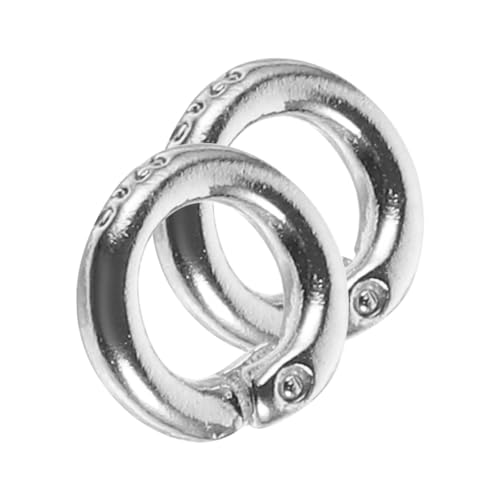 Holibanna 2Stücke Biegeringe Offene Schmuckverbinder für DIY Armbänder und Schmuckherstellung Langlebige Ringe für Basteln von Holibanna