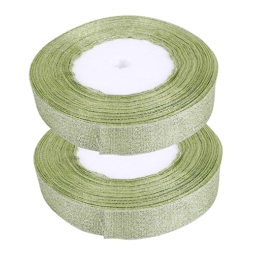 Holibanna 2Stücke Breites Farbband für DIY Bastelprojekte für Geschenkbänder und Partydekorationen Vielseitig Einsetzbar für Festlichkeiten von Holibanna