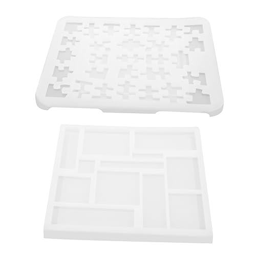 Holibanna 2Stücke Geometrische Silikonformen Teiliges DIY Puzzle und Kristallform für Kunstprojekte Einfach zu Entformen Glatte Oberflächen Kompatibel mit Epoxidharz Holibanna 2Stücke Geometrische Silikonformen Teiliges DIY Puzzle und Kristallform für Kunstprojekte Einfach zu Entformen Glatte Oberflächen Kompatibel mit Epoxidharz von Holibanna