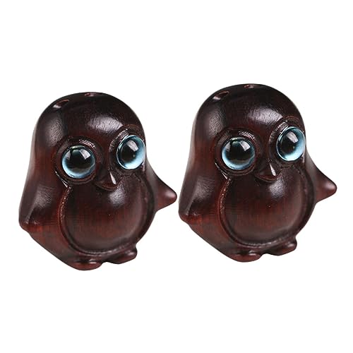 Holibanna 2Stücke Handgefertigte Pinguin Holzfigur Schlüsselanhänger Dekorative Autohängedekoration Hochwertigem Holz mit Blauen Augen für Schlüssel oder Handy Charmante Holibanna 2Stücke Handgefertigte Pinguin Holzfigur Schlüsselanhänger Dekorative Autohängedekoration Hochwertigem Holz mit Blauen Augen für Schlüssel oder Handy Charmante von Holibanna