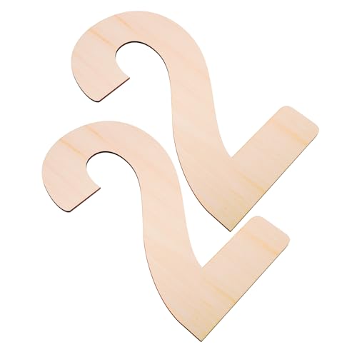 Holibanna 2Stücke Holz Zahl Null Leere Hängende Schilder Für DIY Projekte Dekorieren Für Hochzeiten Kinderzimmer Und Bastelideen von Holibanna