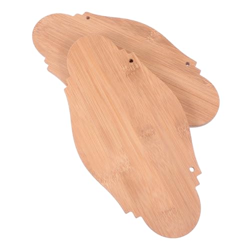 Holibanna 2Stücke Leere Holztafeln für DIY Dekoration Unfertige Hängende Plaketten Robustem Holz für Malerei Beschriftung und Bastelprojekte Zuhause von Holibanna