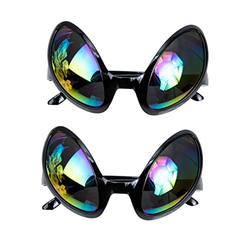 Holibanna 2Stücke Lustige Alien Sonnenbrille Partybrillen für Festivals Halloween Straßenauftritte Leichte Bequeme Kunststoffbrille mit Stylischem Design Holibanna 2Stücke Lustige Alien Sonnenbrille Partybrillen für Festivals Halloween Straßenauftritte Leichte Bequeme Kunststoffbrille mit Stylischem Design von Holibanna