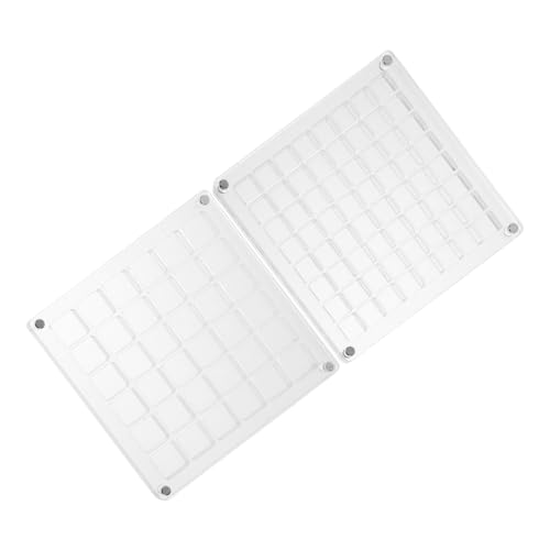 Holibanna 2Stücke Muschel Organizer Transparente Aufbewahrungsbox für Schmuck und Nagelzubehör Fächern Vielseitige und Stilvolle Lösung zur Praktischen von Holibanna