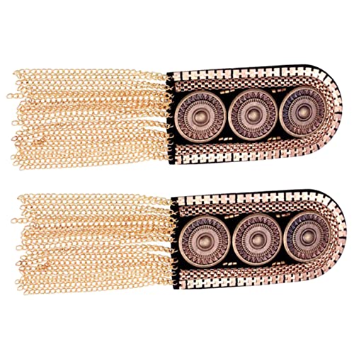 Holibanna 2Stücke Quasten Schulterklappen Abzeichen Luxuriöse Goldene Epauletten für Kostümdekoration für Mode Accessoires und DIY Kleidung Holibanna 2Stücke Quasten Schulterklappen Abzeichen Luxuriöse Goldene Epauletten für Kostümdekoration für Mode Accessoires und DIY Kleidung von Holibanna