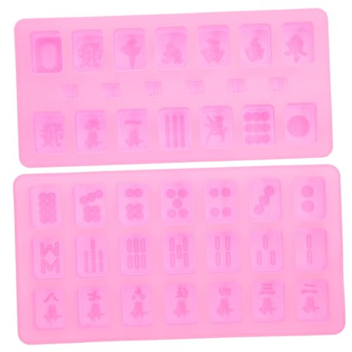 Holibanna 2Stücke Silikon DIY Mahjong Und Würfelformen Epoxidharz Gießformen Für Kunsthandwerk Zufällige Farben Für Projekte Und Bastelarbeiten Holibanna 2Stücke Silikon DIY Mahjong Und Würfelformen Epoxidharz Gießformen Für Kunsthandwerk Zufällige Farben Für Projekte Und Bastelarbeiten von Holibanna