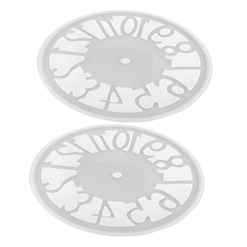 Holibanna 2Stücke Silikon Uhrenformen Flexible Gießformen für DIY Uhrendesign Langlebig und Wiederverwendbar für Epoxidharzprojekte Kreative und von Holibanna