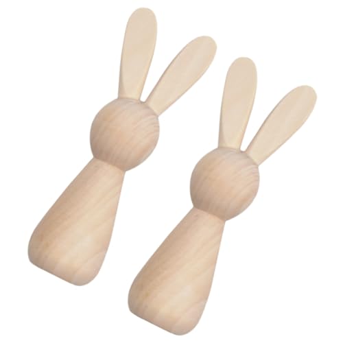 Holibanna 2Stücke Teiliges Unvollendete Holzhasenpuppen DIY Graffiti Mini Holzfiguren Für Raumdekoration Und Handbemalte Kunstwerke Für Holibanna 2Stücke Teiliges Unvollendete Holzhasenpuppen DIY Graffiti Mini Holzfiguren Für Raumdekoration Und Handbemalte Kunstwerke Für von Holibanna