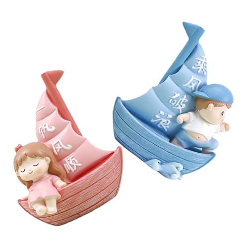 Holibanna 2stücke Kuchen Toppers Nautisches Thema Segelboot Geburtstagskuchen Dekoration Für Jungen Und Mädchen Resin Figuren Für Und Feiern Holibanna 2stücke Kuchen Toppers Nautisches Thema Segelboot Geburtstagskuchen Dekoration Für Jungen Und Mädchen Resin Figuren Für Und Feiern von Holibanna