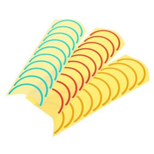 Holibanna 3 Blätter Kennzeichnungsaufkleber Des Manometers Messgerät Etikett Pads Für Farbe Instrument Aufkleber Zur Identifizierung Des Druckgeräts Pvc Selbstklebend von Holibanna
