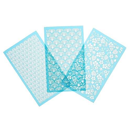 Holibanna 3 Blätter Tondruckvorlage Kuchen dekorieren Schablonen Schablone zur Tonherstellung Bildschirm Seide Siebdruckschablone wiederverwendbar Siebdruck-Vorlage Polyester Holibanna 3 Blätter Tondruckvorlage Kuchen dekorieren Schablonen Schablone zur Tonherstellung Bildschirm Seide Siebdruckschablone wiederverwendbar Siebdruck-Vorlage Polyester von Holibanna