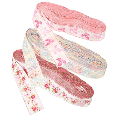 Holibanna 3 Rollen Dekoratives Geschenkband mit Blumenmuster DIY Geschenkverpackungsband aus Vielseitiges Satinband für Hochzeit Party Scrapbooking und Bastelarbeiten Holibanna 3 Rollen Dekoratives Geschenkband mit Blumenmuster DIY Geschenkverpackungsband aus Vielseitiges Satinband für Hochzeit Party Scrapbooking und Bastelarbeiten von Holibanna