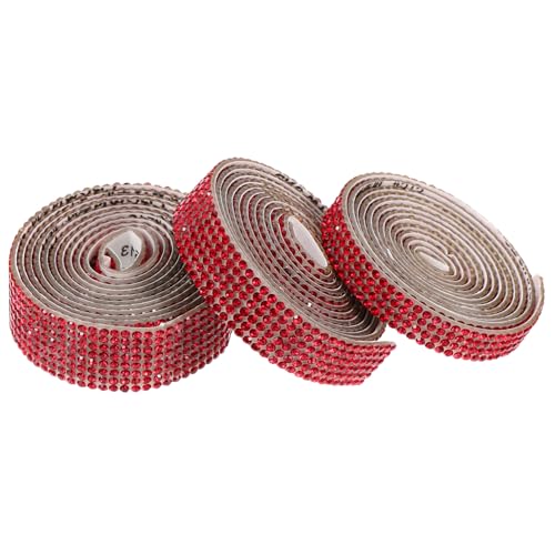Holibanna 3 Rollen Selbstklebendes Strassband für Basteln Funkelndes Bling Diamantband Vielseitig Einsetzbar für Kleidung Auto und DIY Dekorationen Holibanna 3 Rollen Selbstklebendes Strassband für Basteln Funkelndes Bling Diamantband Vielseitig Einsetzbar für Kleidung Auto und DIY Dekorationen von Holibanna