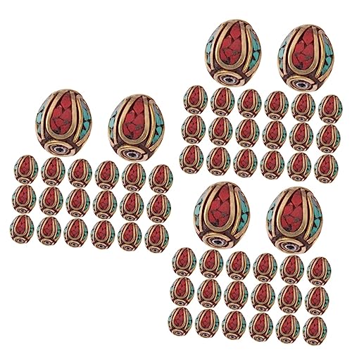 Holibanna 3 Sätze Buddhistische Perlen Türkisfarbene Perlen Schmuck Handgefertigte Vintage Abstandsperlen Herstellung Von Abstandsperlen Für Armbänder Dekorative Lose 20 Stück * 3 Holibanna 3 Sätze Buddhistische Perlen Türkisfarbene Perlen Schmuck Handgefertigte Vintage Abstandsperlen Herstellung Von Abstandsperlen Für Armbänder Dekorative Lose 20 Stück * 3 von Holibanna