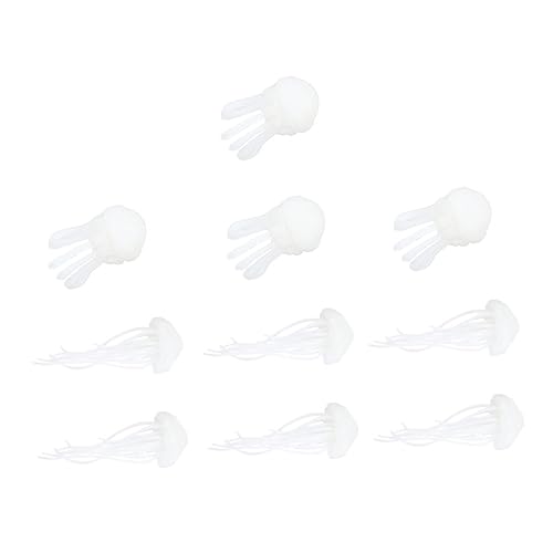 Holibanna 3 Sätze Diy Teiliges Kristall Epoxidharz Füllmaterial Quallen Für Bastelprojekte Für Schmuckherstellung Handyhüllen Und Kreative Diy Ideen 10 Stück * 3 von Holibanna
