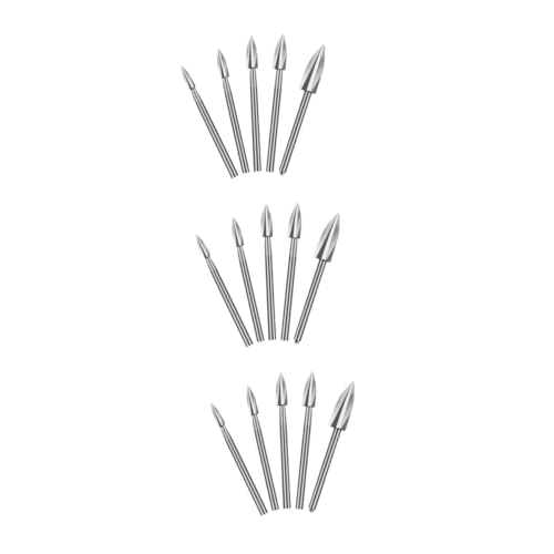 Holibanna 3 Sätze Gravierwerkzeug-bits Bohrer Für Die Holzbearbeitung Zubehör Für Die Holzbearbeitung Selber Machen Schnitzwerkzeuge Bausatz Gravurwerkzeug Weißer Stahl Silber 5 Stück * 3 Holibanna 3 Sätze Gravierwerkzeug-bits Bohrer Für Die Holzbearbeitung Zubehör Für Die Holzbearbeitung Selber Machen Schnitzwerkzeuge Bausatz Gravurwerkzeug Weißer Stahl Silber 5 Stück * 3 von Holibanna