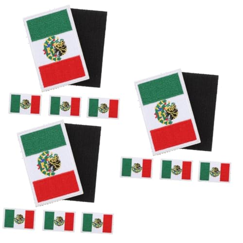 Holibanna 3 Sätze Teiliges Nationalflaggen Aufnäher Zum Aufbügeln Dekorative Patches Für Kleidung Rucksäcke Hüte Diy Bastelprojekte Einfach Zu Verwenden Für Persönliche 5 Stück * 3 von Holibanna