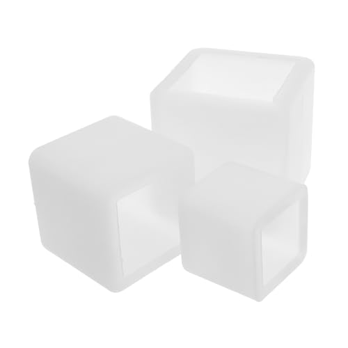 Holibanna 3 Stück Eckige Silikonformen für Epoxidharz Flexible Transparente Würfel-moulds für DIY Kunst Blumen Kerzenherstellung Wiederverwendbar Leichte Entformung Vielseitige Gießform für Holibanna 3 Stück Eckige Silikonformen für Epoxidharz Flexible Transparente Würfel-moulds für DIY Kunst Blumen Kerzenherstellung Wiederverwendbar Leichte Entformung Vielseitige Gießform für von Holibanna
