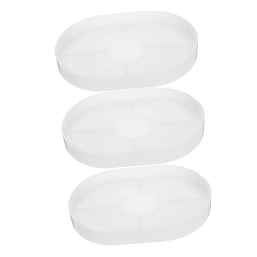 Holibanna 3 Stück Gießform für Epoxidharz für Tassenuntersetzer Schmuck und Deko Tabletts Vielseitige Silikonform für Kreative Projekte Holibanna 3 Stück Gießform für Epoxidharz für Tassenuntersetzer Schmuck und Deko Tabletts Vielseitige Silikonform für Kreative Projekte von Holibanna