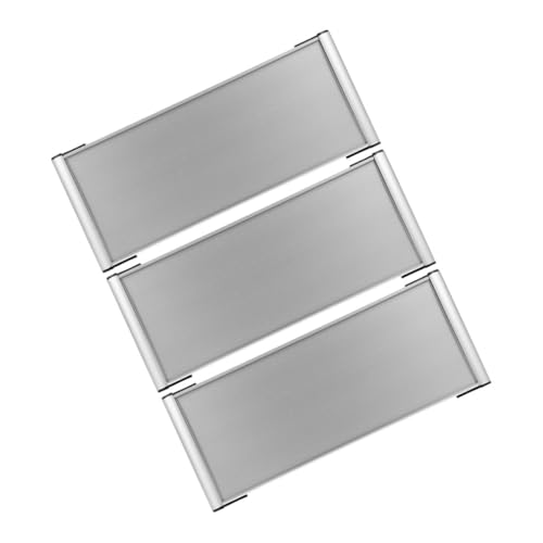 Holibanna 3 Stück Leeres Schild Zeichen Für Büro Bürotürschilder Namensschild Für Tür Büroschilder Für Türen Büro-namensschilder Für Die Wand Bürobeschilderung Aluminiumlegierung Silver Holibanna 3 Stück Leeres Schild Zeichen Für Büro Bürotürschilder Namensschild Für Tür Büroschilder Für Türen Büro-namensschilder Für Die Wand Bürobeschilderung Aluminiumlegierung Silver von Holibanna