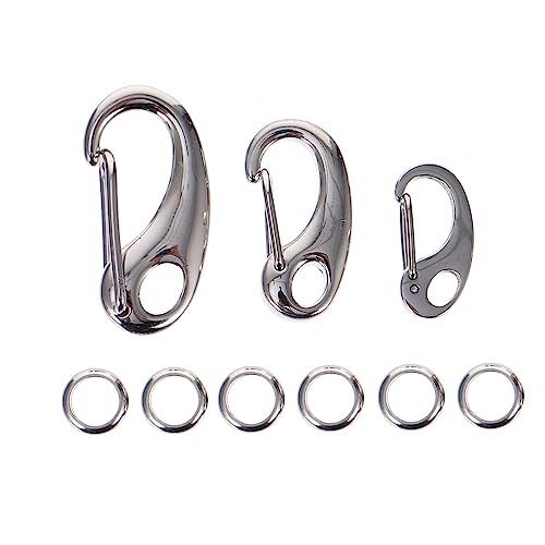 Holibanna 3 Stück Pet Tag Clip mit Ringen Langlebiger Verschleißfester Schnellverschluss für Hundehalsbänder und Katzen Geschirre Glatte Oberfläche Geeignet für Standardmarken Holibanna 3 Stück Pet Tag Clip mit Ringen Langlebiger Verschleißfester Schnellverschluss für Hundehalsbänder und Katzen Geschirre Glatte Oberfläche Geeignet für Standardmarken von Holibanna
