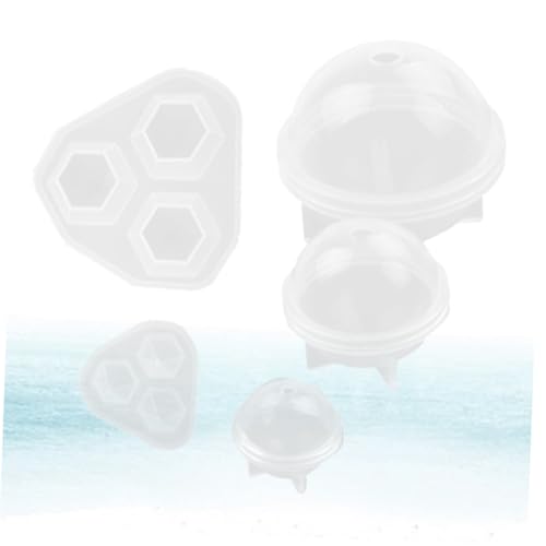 Holibanna 3 Stück Runde Silikonformen Flexibel Langlebig DIY Schmuckanhänger Gießform für Harz Kerzen Seife Badekugeln von Holibanna