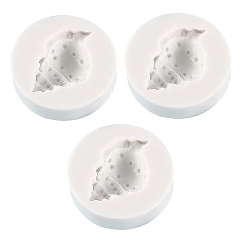 Holibanna 3 Stück Teiliges Conch Silikonform Meeresschnecke DIY Schmuck Herstellung Langlebig Leicht zu Reinigen Klare Umrisse Flexible Gießform für Bastelprojekte Zuhause von Holibanna