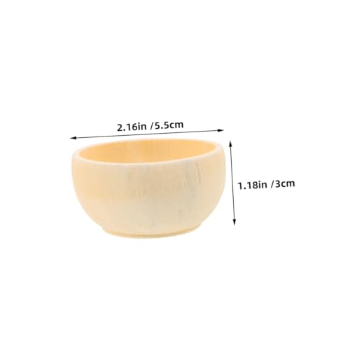 Holibanna 3 Stück Teiliges Kleine Holzschalen Naturbelassen Glatt für Kreative DIY Bastelprojekte Bemalbar Vielseitige Holzschüssel für Heimdekor Snacks Teig Holibanna 3 Stück Teiliges Kleine Holzschalen Naturbelassen Glatt für Kreative DIY Bastelprojekte Bemalbar Vielseitige Holzschüssel für Heimdekor Snacks Teig von Holibanna