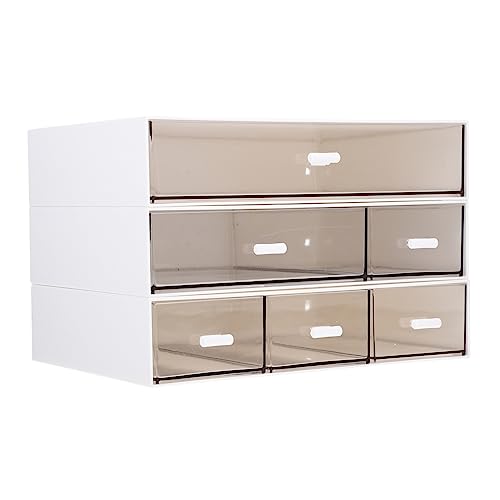 Holibanna 3 Stück Teiliges Kunststoff Aufbewahrungsbox für Schreibtisch Mehrzweck Organizer für Zuhause für Bürobedarf Kosmetik und Kreative Dekoration Holibanna 3 Stück Teiliges Kunststoff Aufbewahrungsbox für Schreibtisch Mehrzweck Organizer für Zuhause für Bürobedarf Kosmetik und Kreative Dekoration von Holibanna