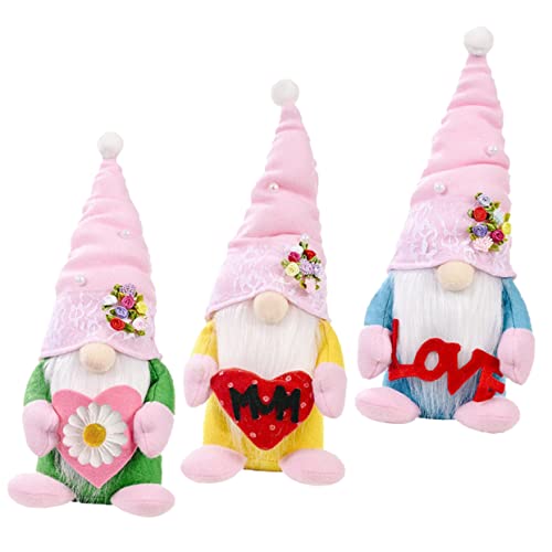 Holibanna 3 Stück Teiliges Muttertags GNOME Plüsch GNOME Figur für Muttertag Kreative Tischdekoration Vielseitig Einsetzbar für Wohnzimmer Schlafzimmer Büro Einzigartiges für Holibanna 3 Stück Teiliges Muttertags GNOME Plüsch GNOME Figur für Muttertag Kreative Tischdekoration Vielseitig Einsetzbar für Wohnzimmer Schlafzimmer Büro Einzigartiges für von Holibanna