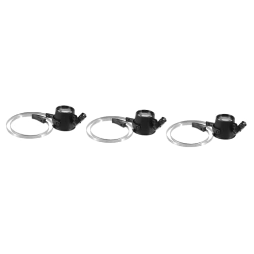 Holibanna 3 Stück Uhrenreparatur Lupe mit LED Kopfmontierte Vergrößerungsglas für Uhrmacher Leicht und Tragbar Praktisch von Holibanna