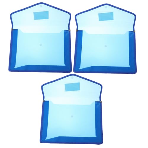 Holibanna 3 Stück Wasserdichte Dokumentenmappe Teilig mit Druckknopf Verschluss Robuste PP und Aluminiumlegierungsmaterialien Praktische Aufbewahrungstasche für Büro Schule und Organisation Holibanna 3 Stück Wasserdichte Dokumentenmappe Teilig mit Druckknopf Verschluss Robuste PP und Aluminiumlegierungsmaterialien Praktische Aufbewahrungstasche für Büro Schule und Organisation von Holibanna