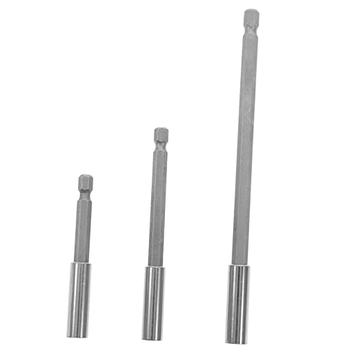Holibanna 3 Stück magnetische Bitverlängerung Schnellwechsel-Bithalter Handwerkzeug-Set Bohrerhalter-Set magnetischer Werkzeughalter Stange Bohrverlängerung Bohrerverlängerung Silver Holibanna 3 Stück magnetische Bitverlängerung Schnellwechsel-Bithalter Handwerkzeug-Set Bohrerhalter-Set magnetischer Werkzeughalter Stange Bohrverlängerung Bohrerverlängerung Silver von Holibanna