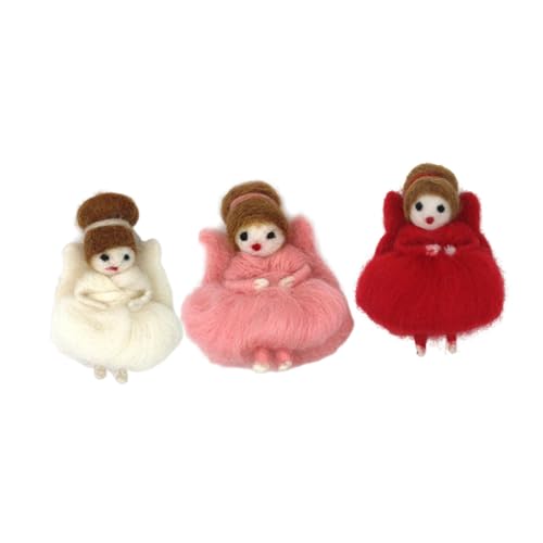 Holibanna 3 Stücke DIY Gefilzte Engel Mädchen Puppe Schlüsselanhänger Anhänger Handgemachte Elf Figur Niedliche Tanzende Puppe Hängende Verzierung Plüsch Schlüsselanhänger Charme Holibanna 3 Stücke DIY Gefilzte Engel Mädchen Puppe Schlüsselanhänger Anhänger Handgemachte Elf Figur Niedliche Tanzende Puppe Hängende Verzierung Plüsch Schlüsselanhänger Charme von Holibanna
