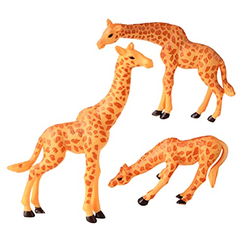 Holibanna 3-teilige Miniatur-giraffenfigur Tischdeko Dekorative Für Landschaftsgestaltung Schickes Miniaturtier Holibanna 3-teilige Miniatur-giraffenfigur Tischdeko Dekorative Für Landschaftsgestaltung Schickes Miniaturtier von Holibanna