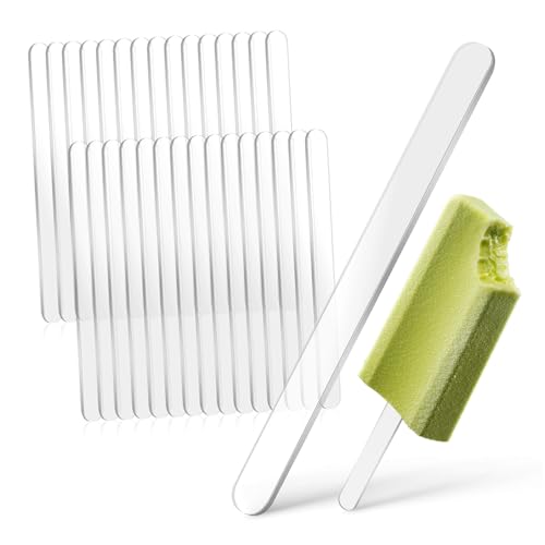 Holibanna 30 Stück Acryl Eisstiele Jumbo Cake Pops Stäbchen Tuben Eisstiele Kuchenstiele Eisstiele Zum Basteln Kleine Eisstiele Cake Pop Stäbchen Bastel Eisstiele Wiki von Holibanna