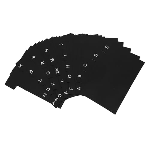 Holibanna 30 Stück Karteikartenteiler Aus Kunststoff. Und Zuverlässig. Ideal Für Die Organisation Von Dokumenten Und Zum Sortieren Von Rezepten. Platzsparend. Geeignet Für Die von Holibanna