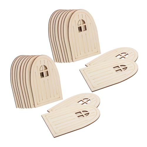 Holibanna 30 Stück Teiliges Unbemalte Mini Holz Feentüren DIY Bastelset für Gartenhaus Puppenhaus Dekoration Beige Glatte Oberfläche Vielseitig für Erwachsene Kreative Fantasievolle Holibanna 30 Stück Teiliges Unbemalte Mini Holz Feentüren DIY Bastelset für Gartenhaus Puppenhaus Dekoration Beige Glatte Oberfläche Vielseitig für Erwachsene Kreative Fantasievolle von Holibanna
